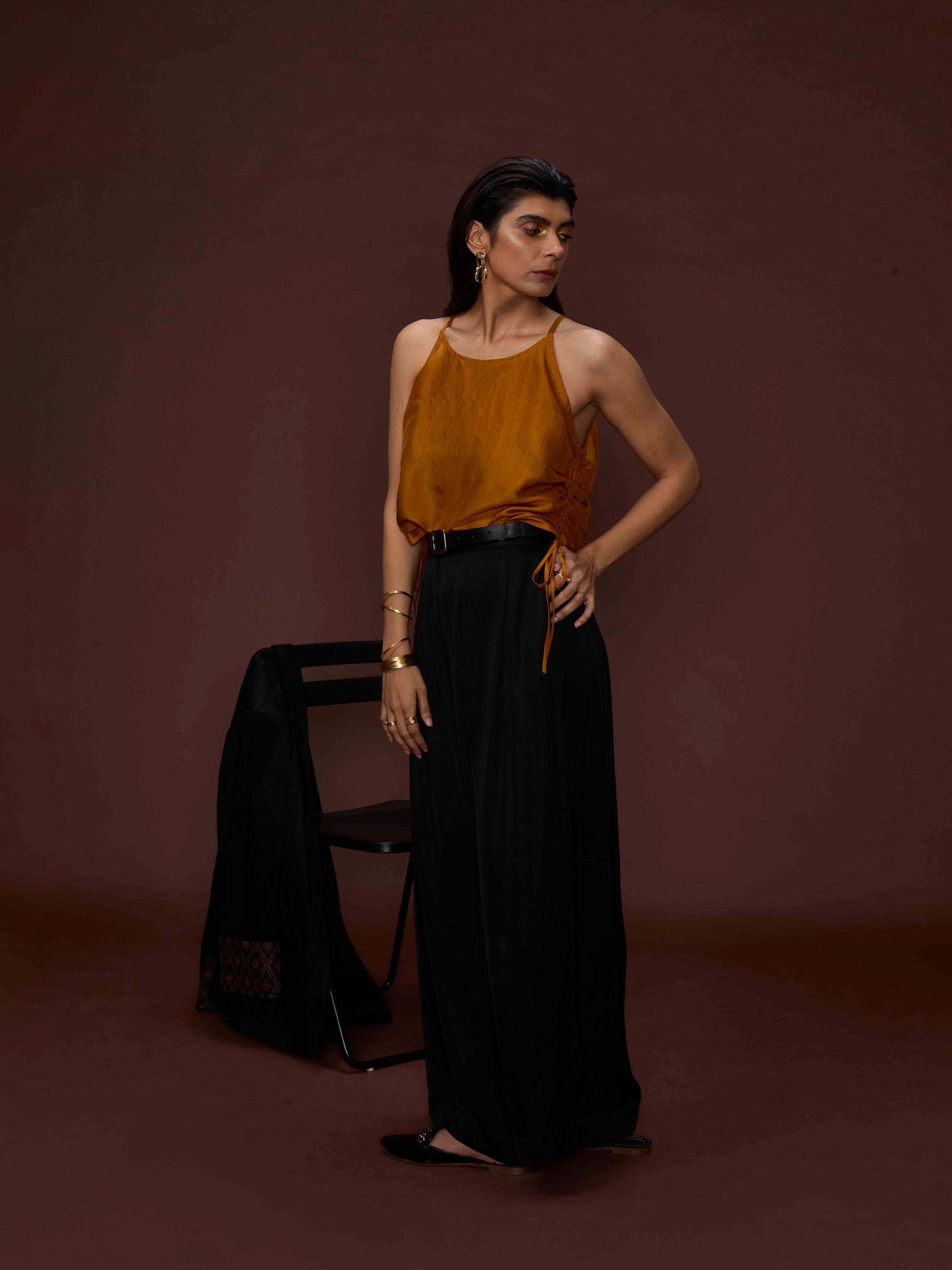 Golden Hour Ruched Top