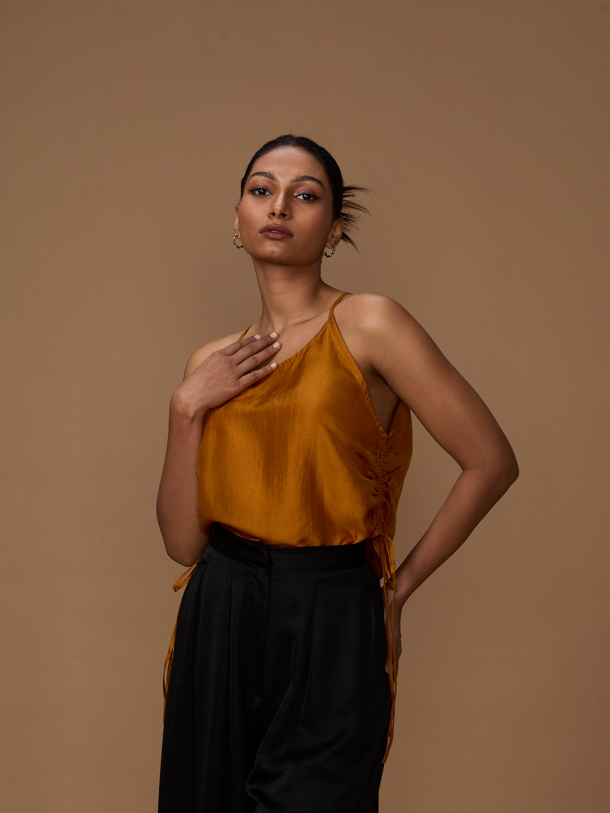 Golden Hour Ruched Top