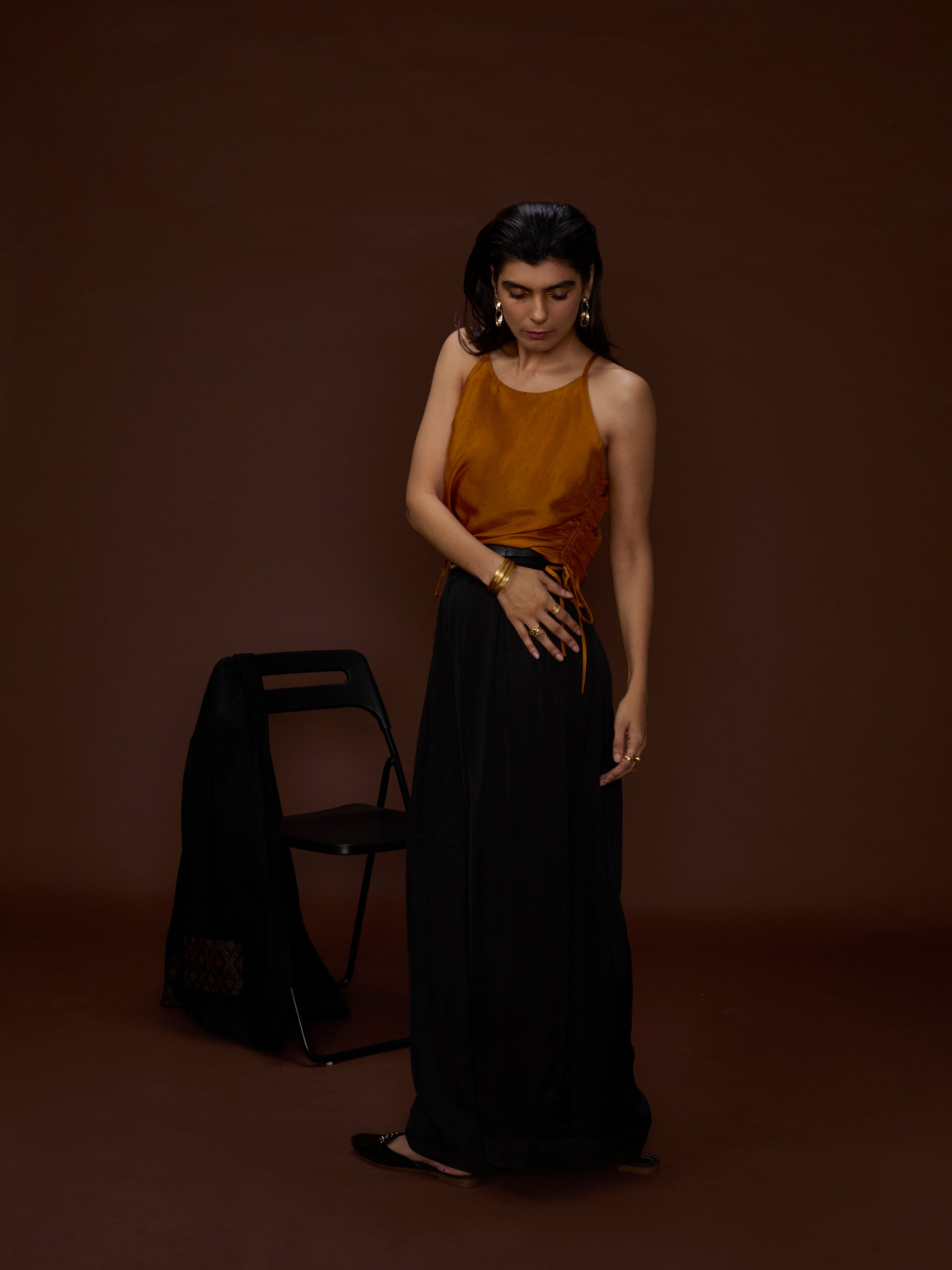 Golden Hour Ruched Top